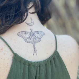 NatureTats Temporary Tattoos - Luna Moth
