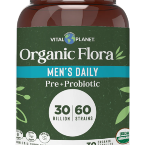 Organic Flora Men's Daily Probiotics from Vital Planet
