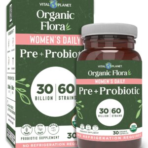 Organic Flora Women's Daily Probiotics from Vital Planet
