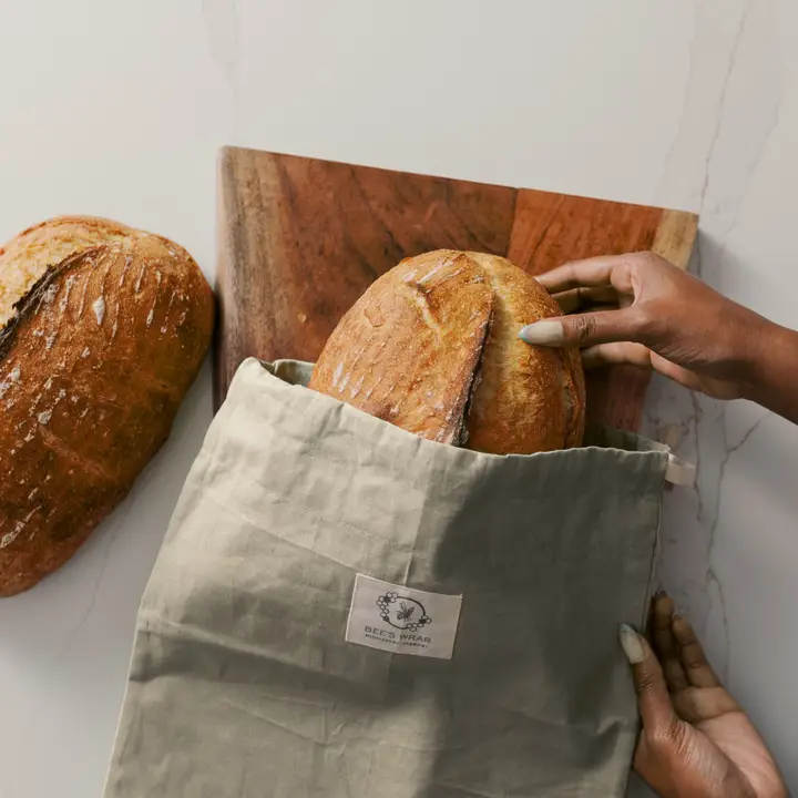 Bee's Wrap Lined Artisan Bread Bag - Image 3