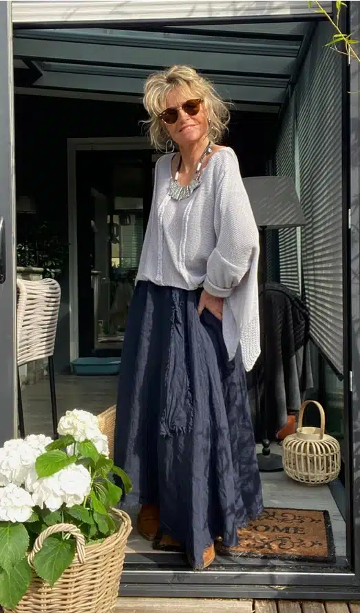 Asymmetrical Cotton Sweater