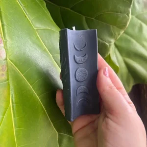 Moon Phase Beeswax Pillar Candle