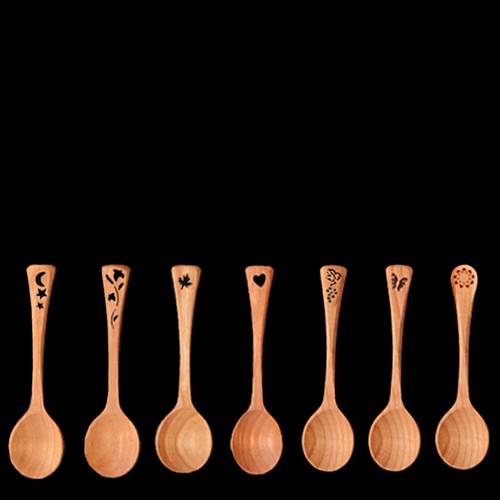 4" Cherry Wood Spoons
