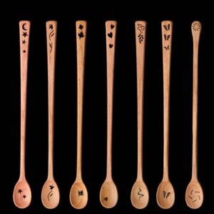 9" Cherry Wood Olive Spoon