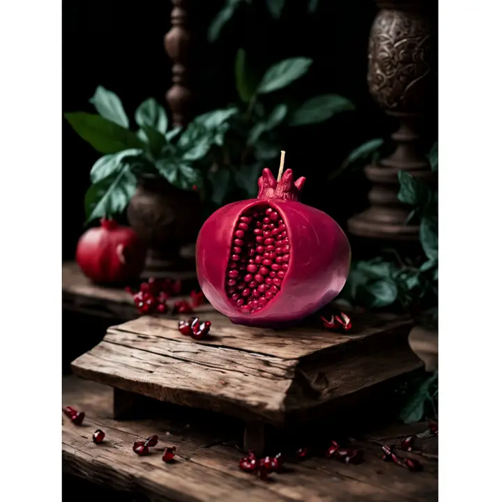 Pomegranate Ritual Candle