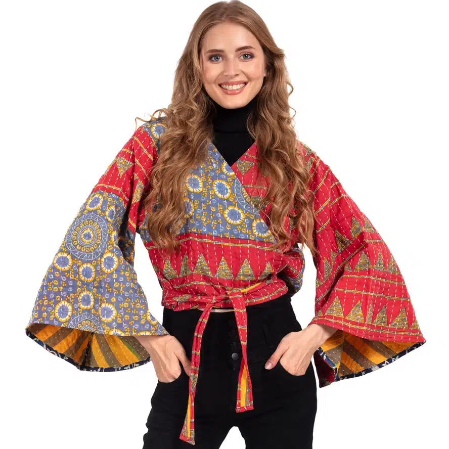 Kantha Butterfly Top - Image 3